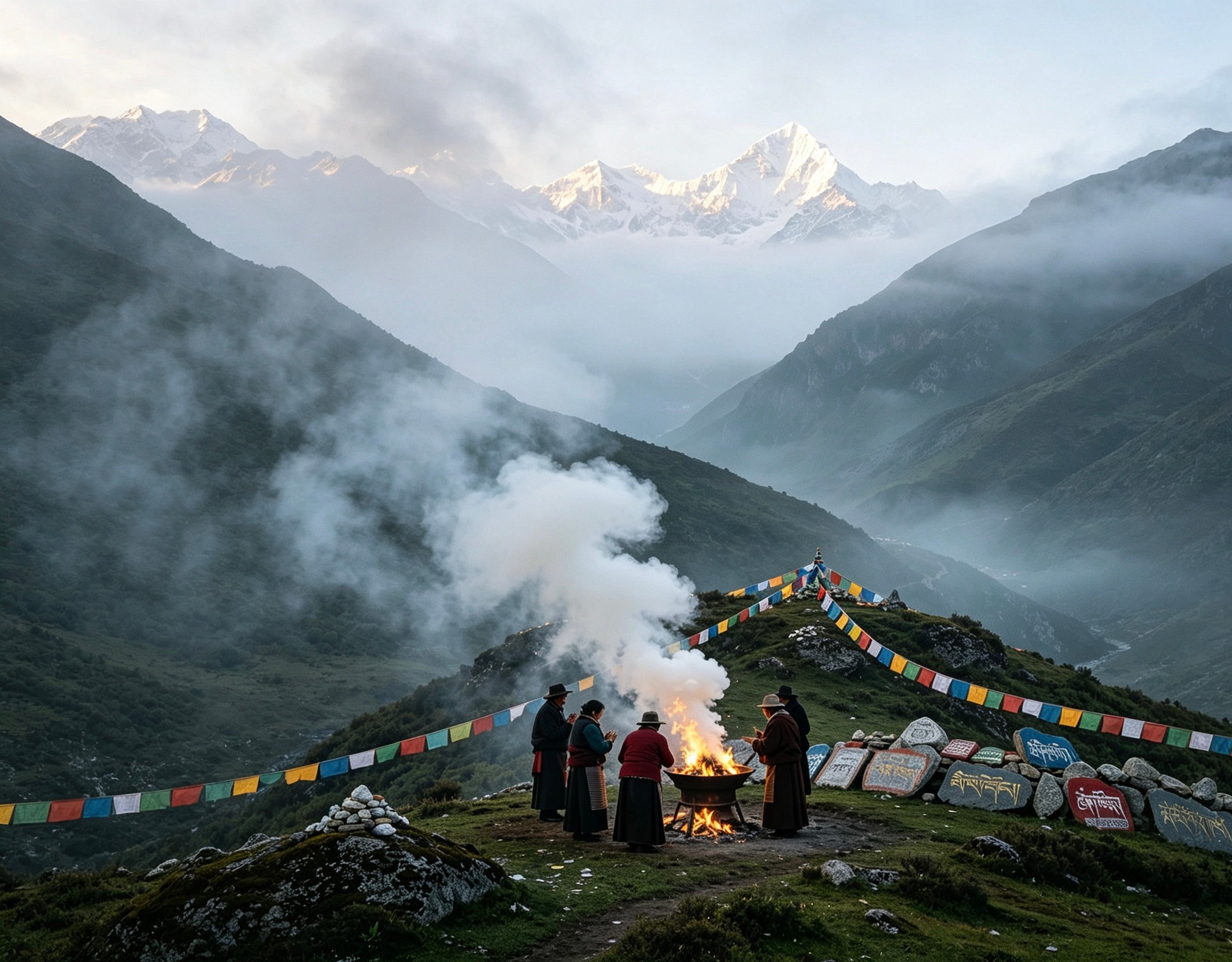 The Smoke That Carries Everything: Tibet's Ancient Tradition of Burning Incense