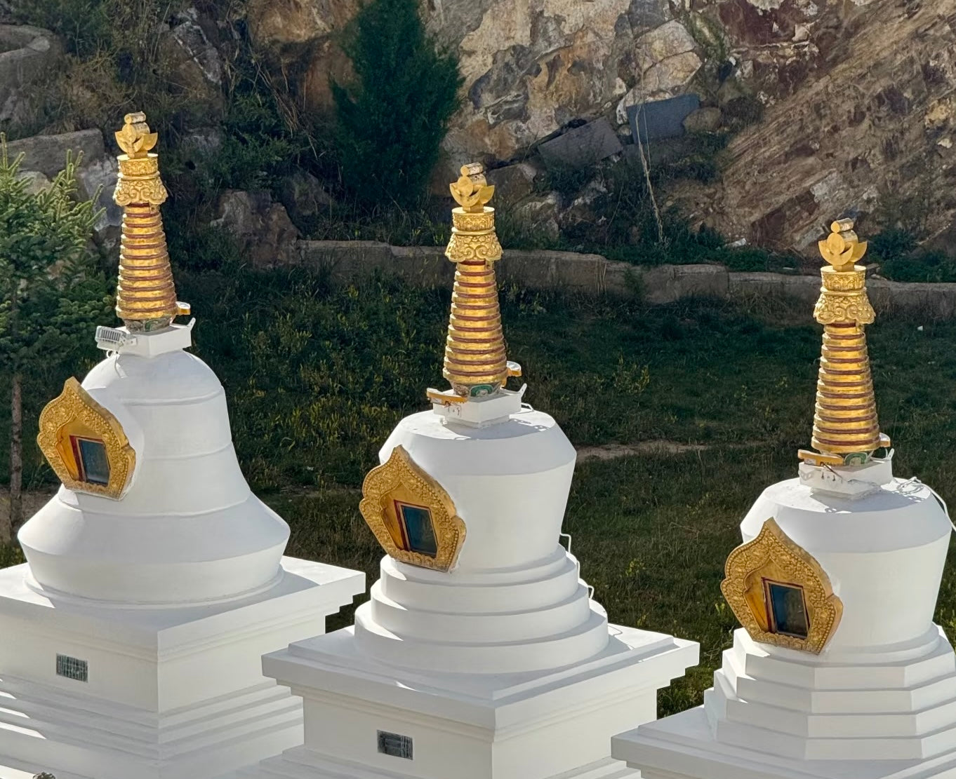 White Stupa: A Prayer You Can Circle