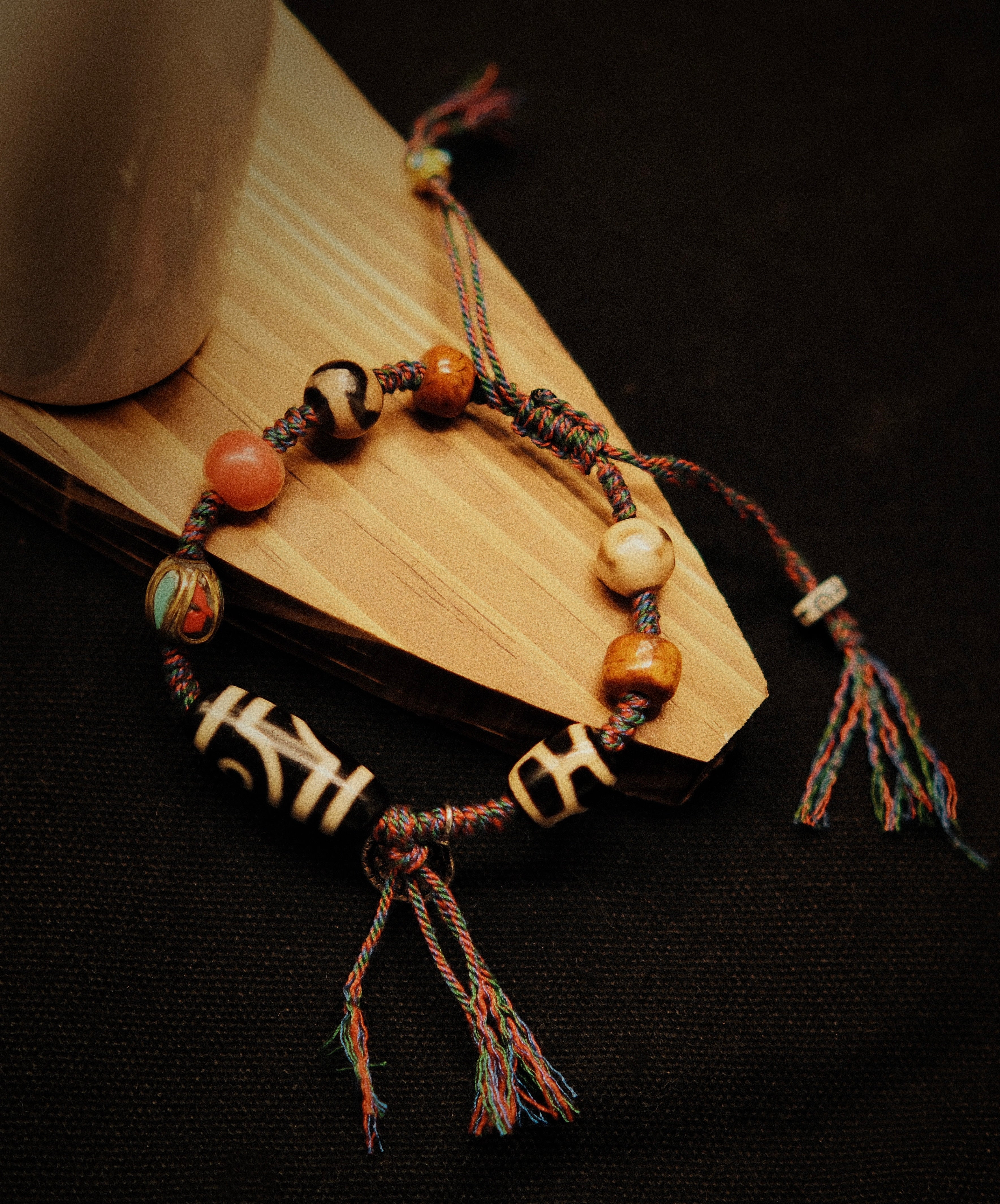 Tibetan Dzi Bead Bracelet